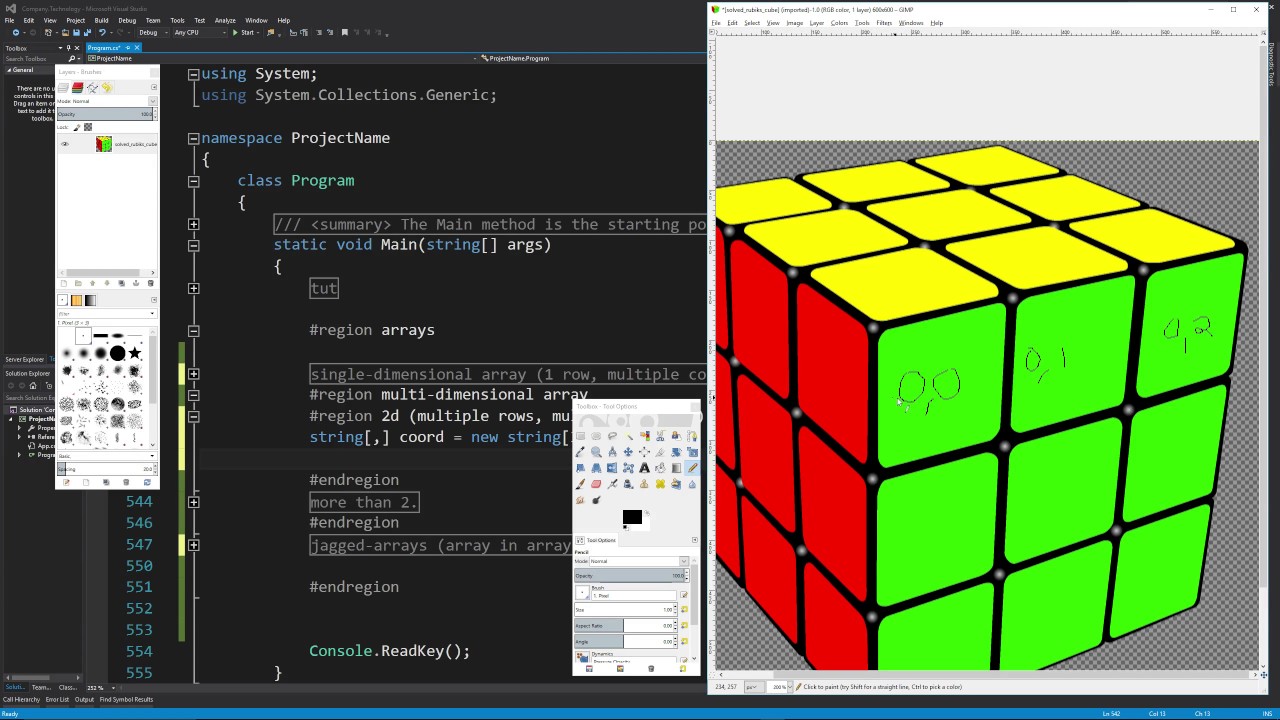 C# Ep12 - Array- Multi Dimensional Arrays - Jagged Arrays