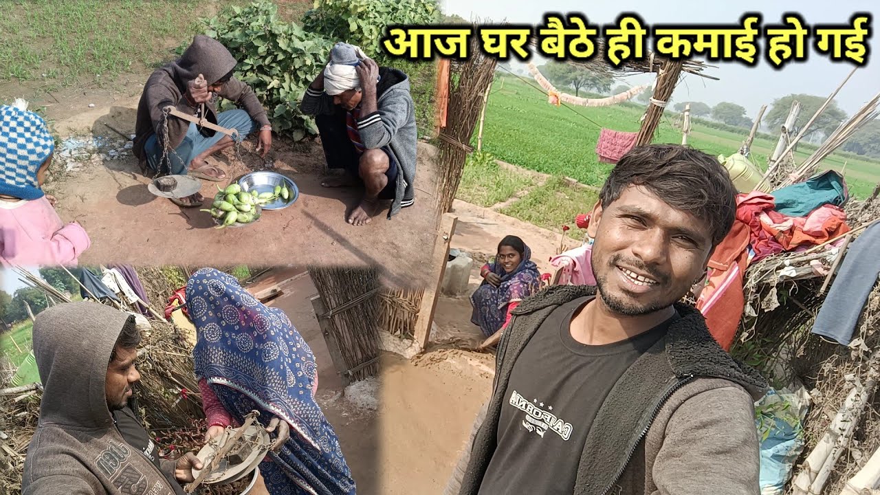 छोटी सी बारी से कमाए पैसे | गांव देहात की जिंदगी | village life style |