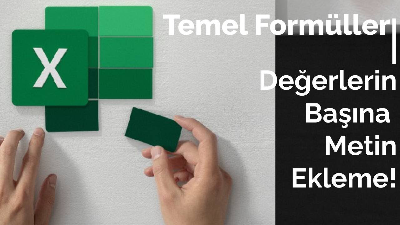 Excel'de Değerlerin Başına Metin Nasıl Eklenir? Ufak Bir Excel Hilesi