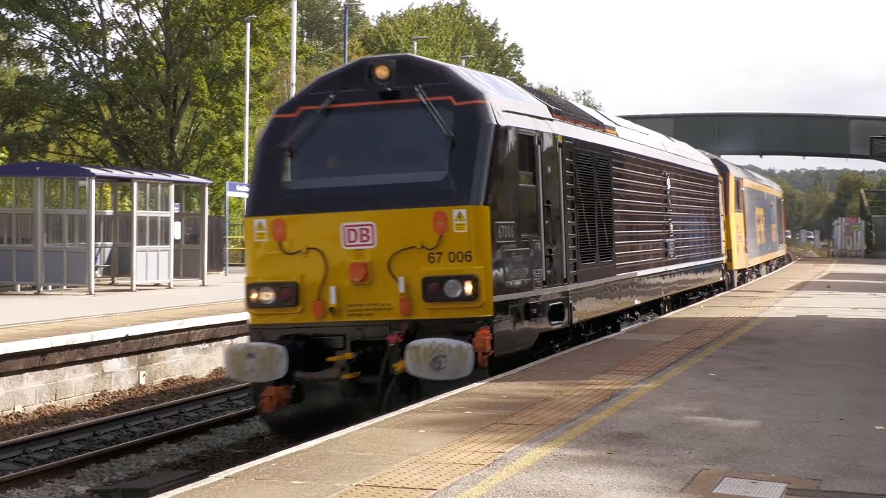 Surprising trains at Conisbrough. 4 classes of locomotives in 90 minutes.