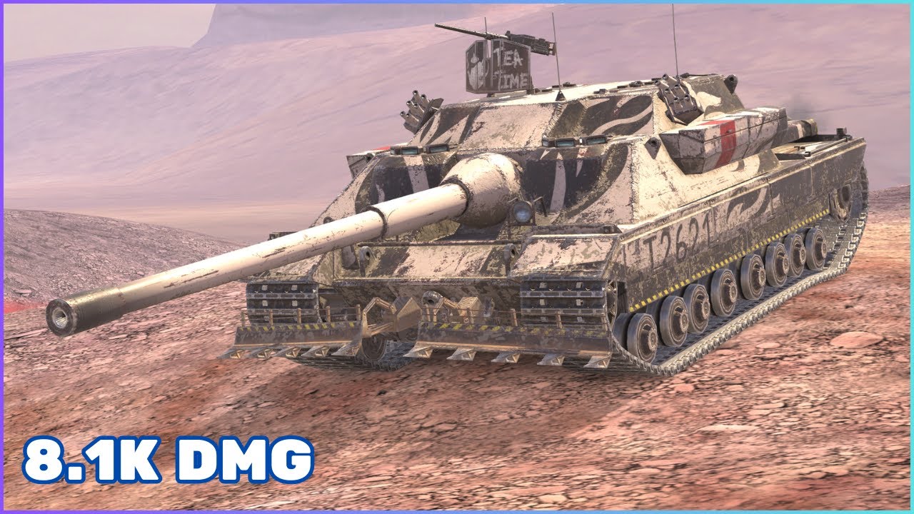 FV217 Badger ● 8.1K DAMAGE ● 1 VS 4 ● WoT Blitz OP Replays