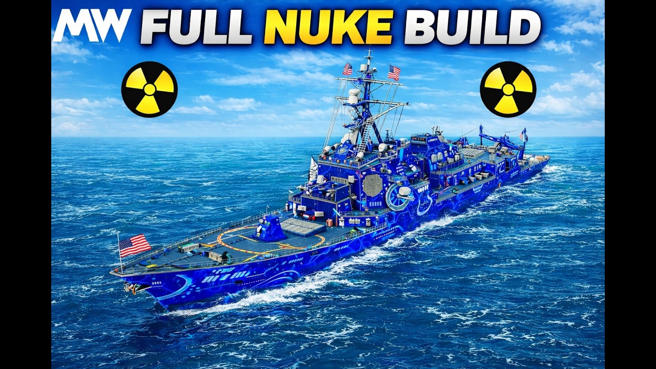 FULL NUKE BUILD on USS Ted Stevens | Modern Warships3️⃣