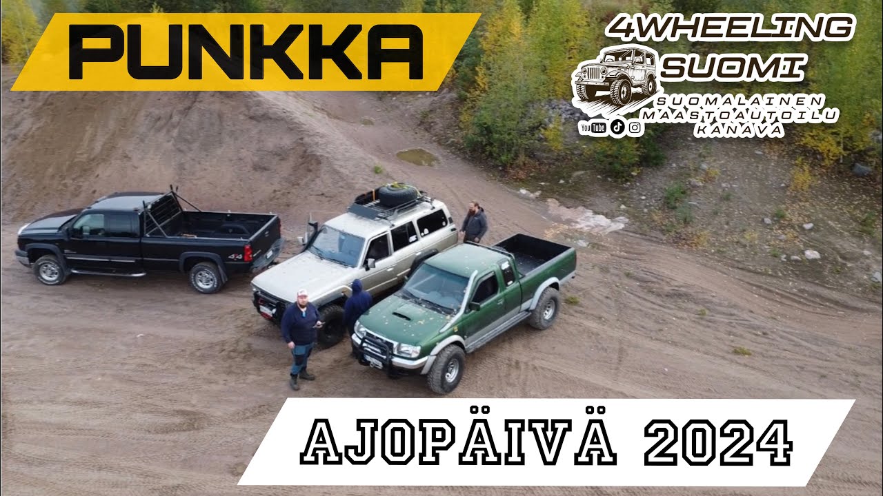Nelivetojen paratiisi | Nissan rytisi pitkin kiviä | Punkan ajourat haastoi 4 Wheeling Suomen