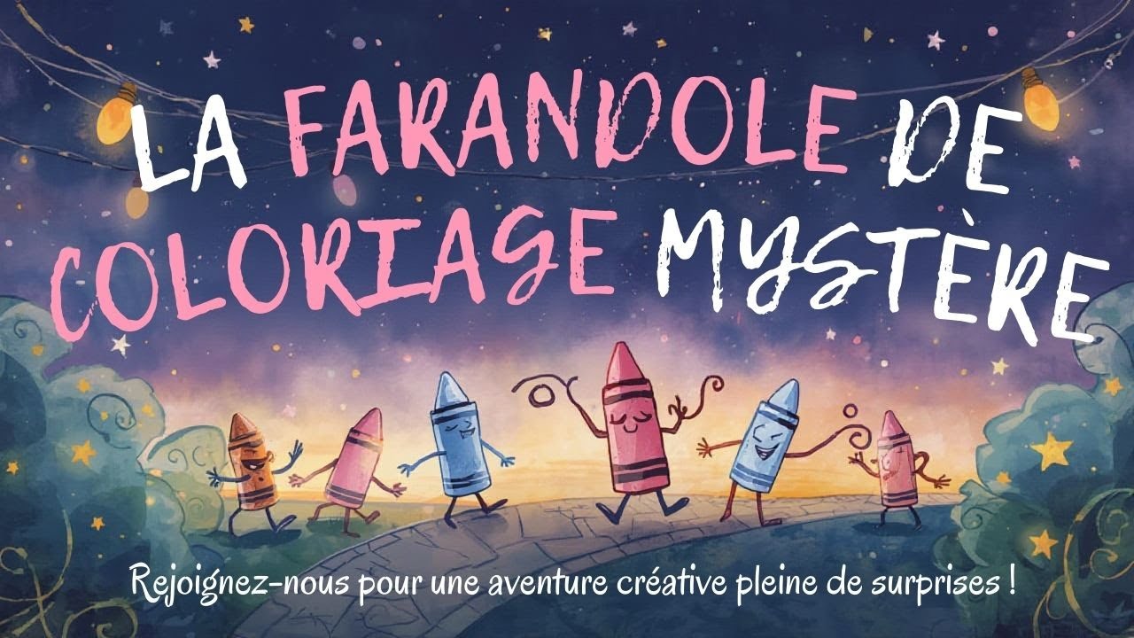 🎨 Nouveauté ✨ MA FARANDOLE DE MYSTERES ✨ Tirage COLO mensuel🎇💜