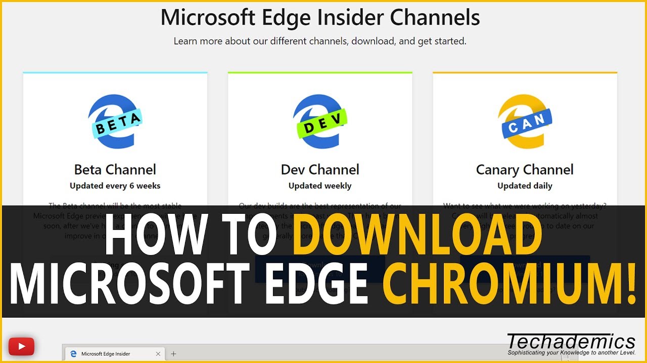 How To Download Microsoft Edge Chromium | Microsoft Edge Chromium