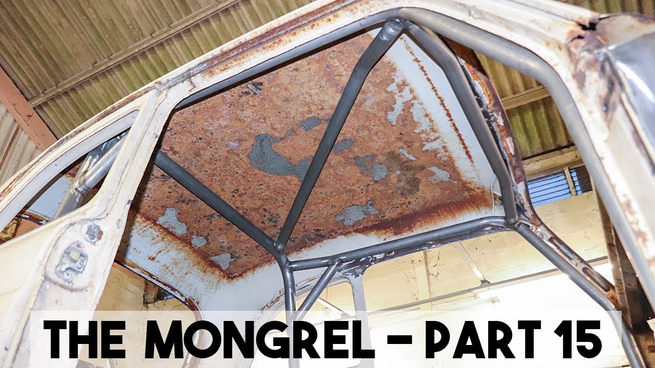 THE MONGREL PART 15, HOW TO WELD THE TOP OF A ROLL CAGE.