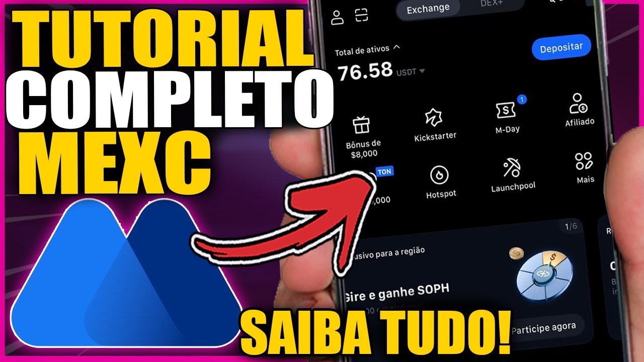 TUTORIAL COMPLETO MEXC | COMO DEPOSITAR, SACAR, COMPRAR e VENDER BITCOIN e CRIPTOMOEDAS pelo APP