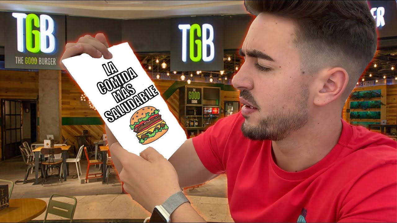 LA COMIDA MÁS SALUDABLE de THE GOOD BURGER (TGB) 🍔