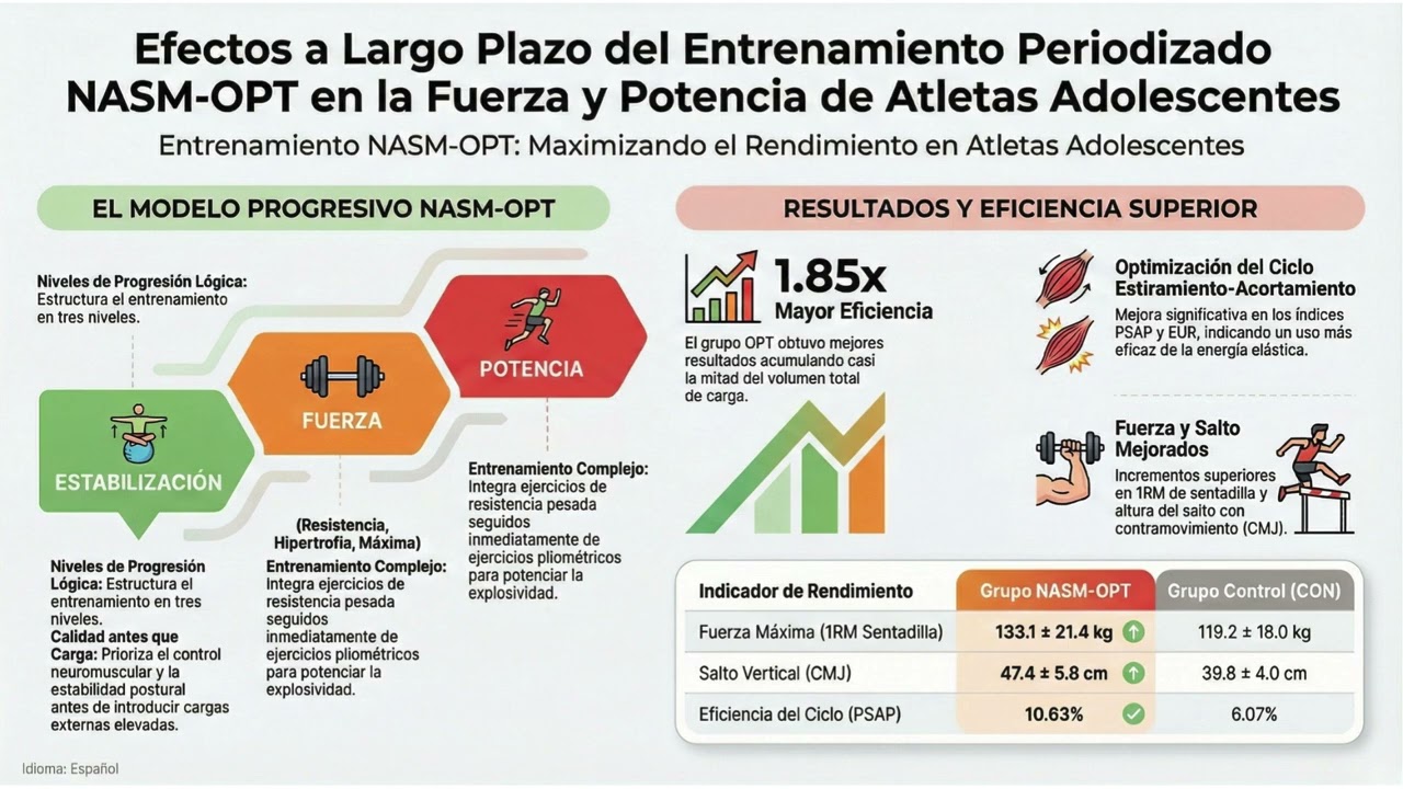 Entrenamiento Periodizado NASM-OPT en Atletas Adolescentes | JSSM Podcast (ES)