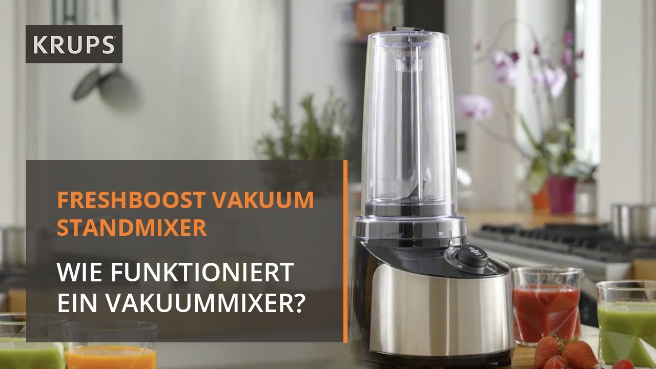 Smoothies mit dem FreshBoost Vakuum Standmixer zubereiten | Krups