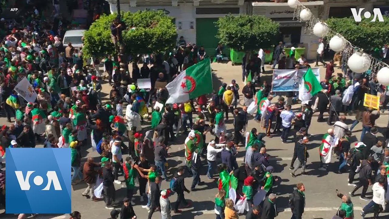 Algerians March Against President & Political System