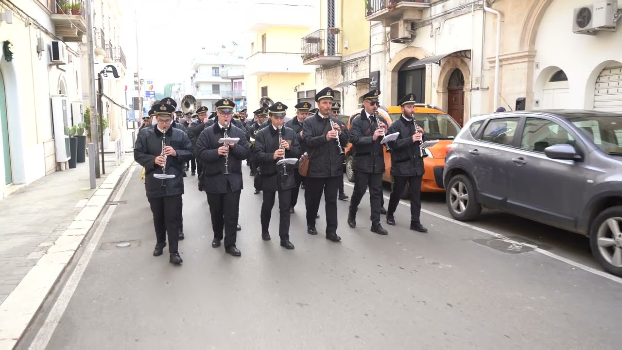 Concerto Bandistico Città di Rutigliano - Marcia I Monelli - Fiera Fischietto a Rutigliano 26/1/25