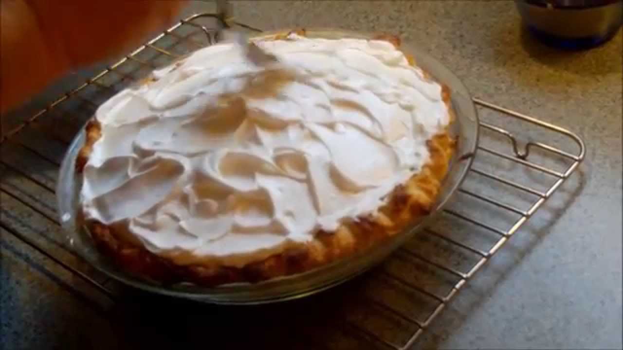 Making Orange Meringue Pie