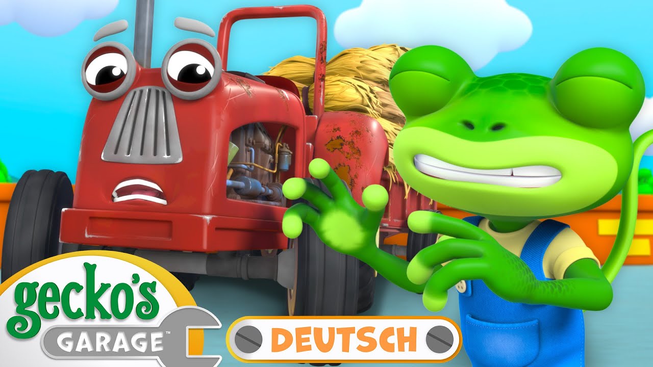 Traktor-Trubel | 90-minütige Zusammenstellung｜Geckos Garage Deutsch｜LKW für Kinder 🦎🛠️