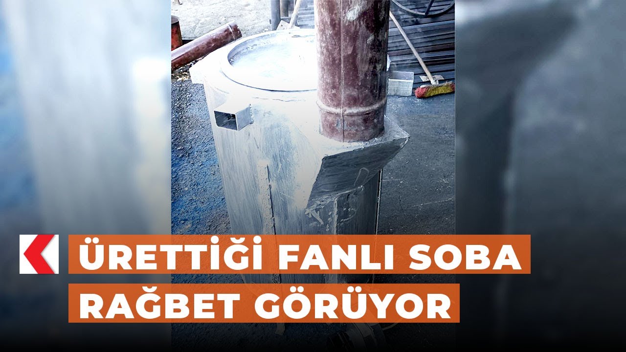 Ürettiği fanlı soba rağbet görüyor