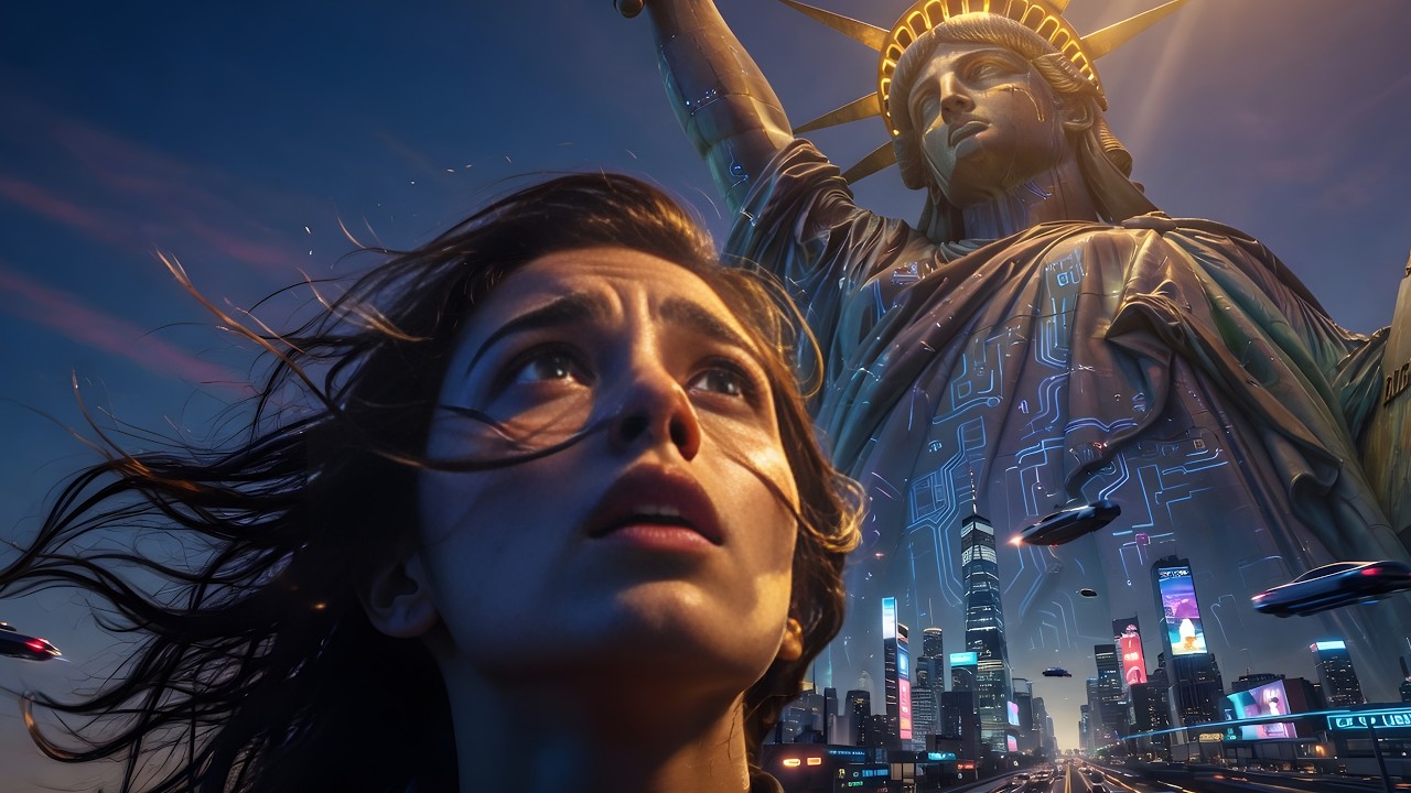 NYC 2100 (4K) – Элитное Будущее Манхэттена | Роскошный Умный Город
