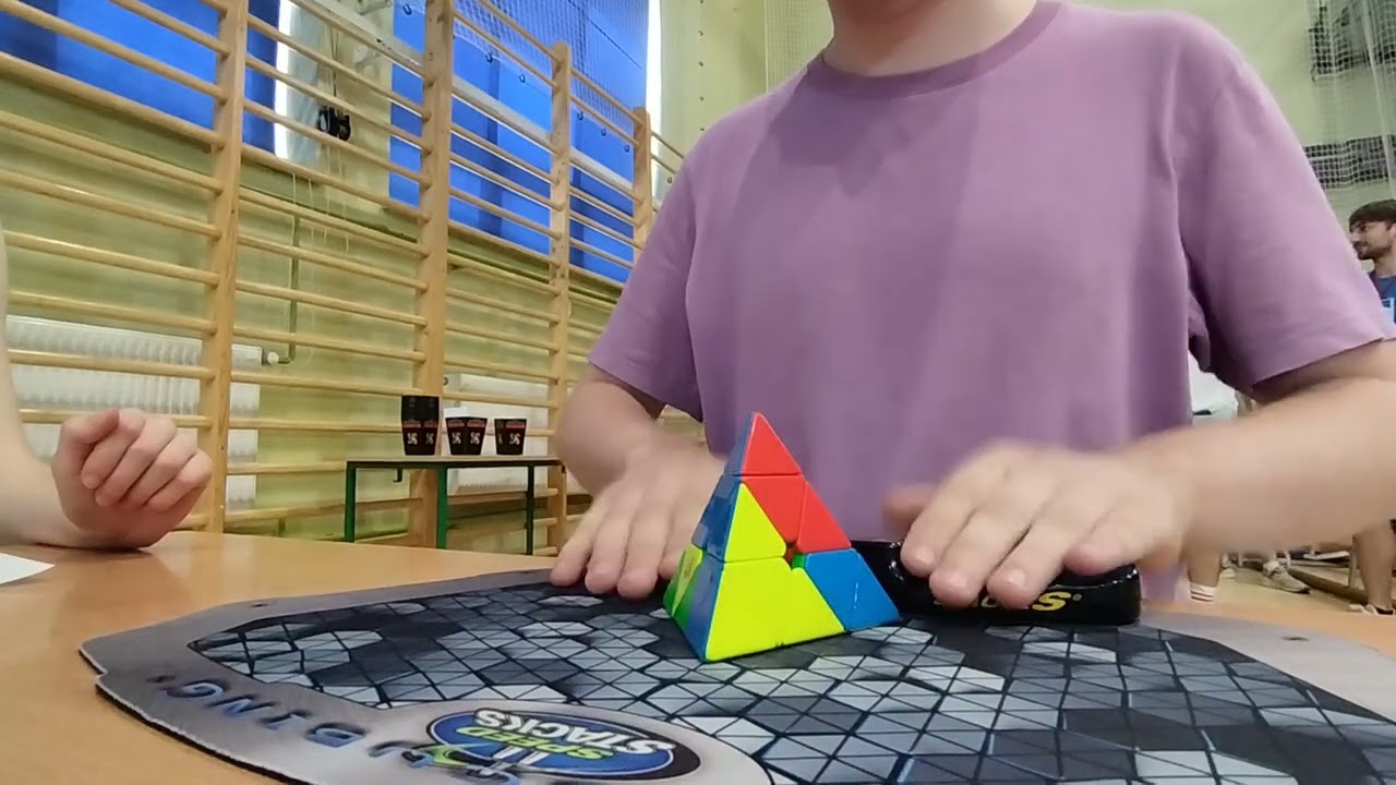 1.10 pyraminx single (tied PR again)