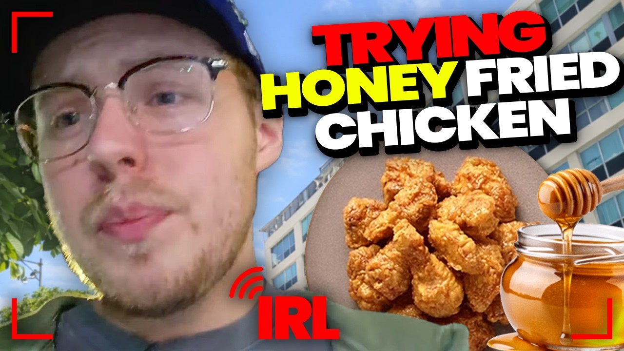 Trying Secret Koren Fried Honey Chicken!🍯