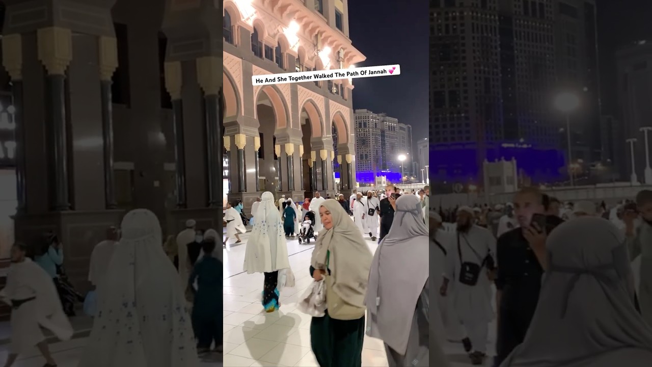He And She Together Walked The Path Of Jannah