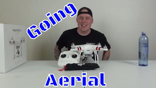 DJI Phantom 3 Standard Unxboxing.