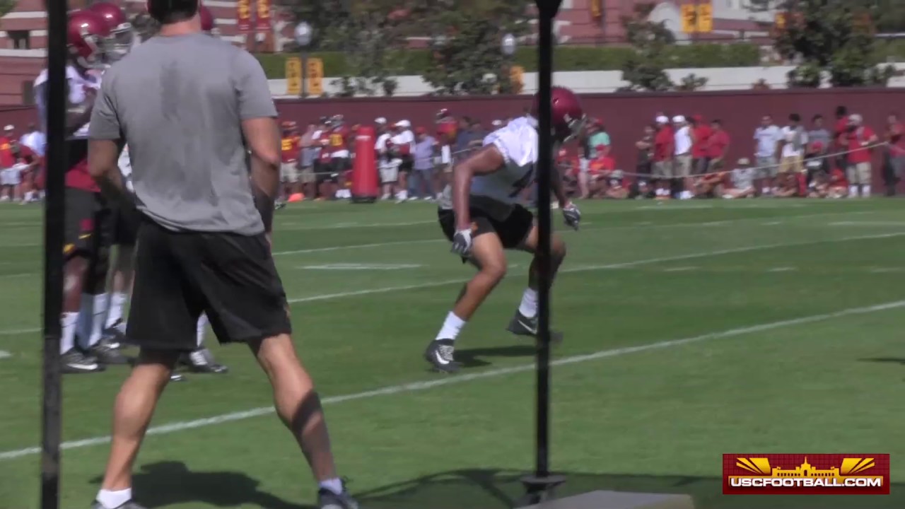 USC Fall Camp: Outside Linebacker Drills