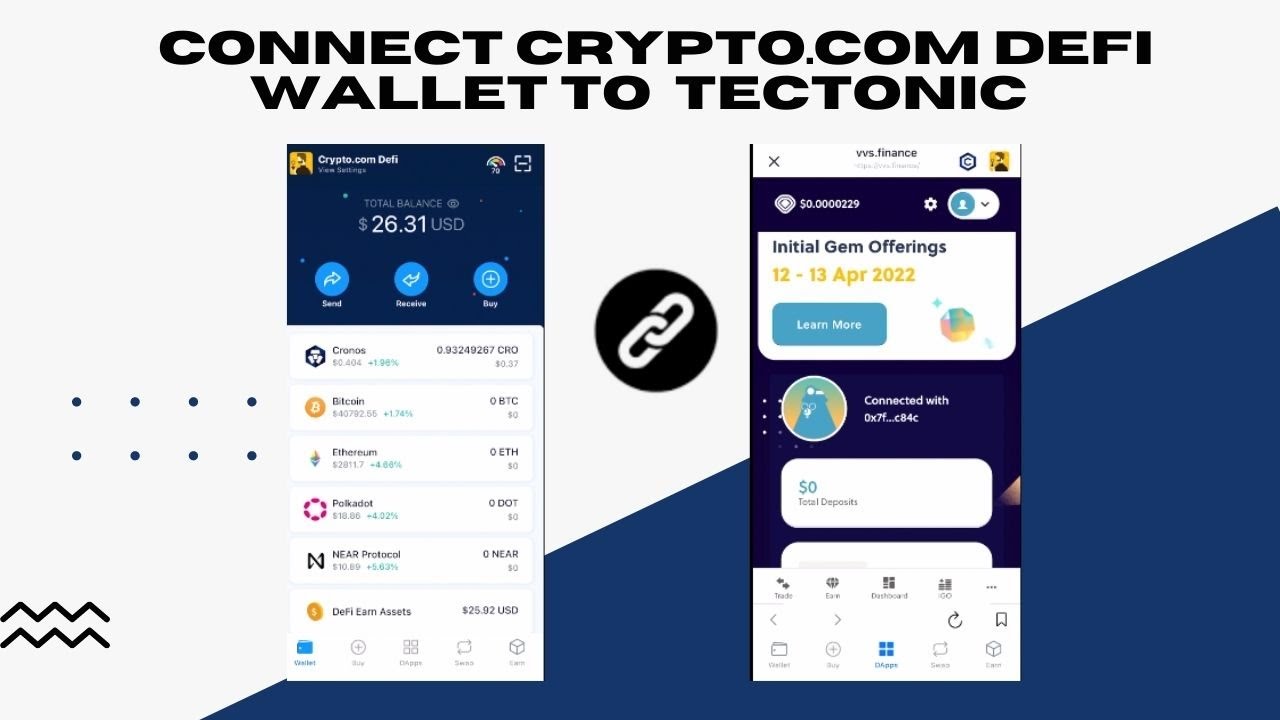 Connect Crypto.com Defi Wallet To VVS Finance
