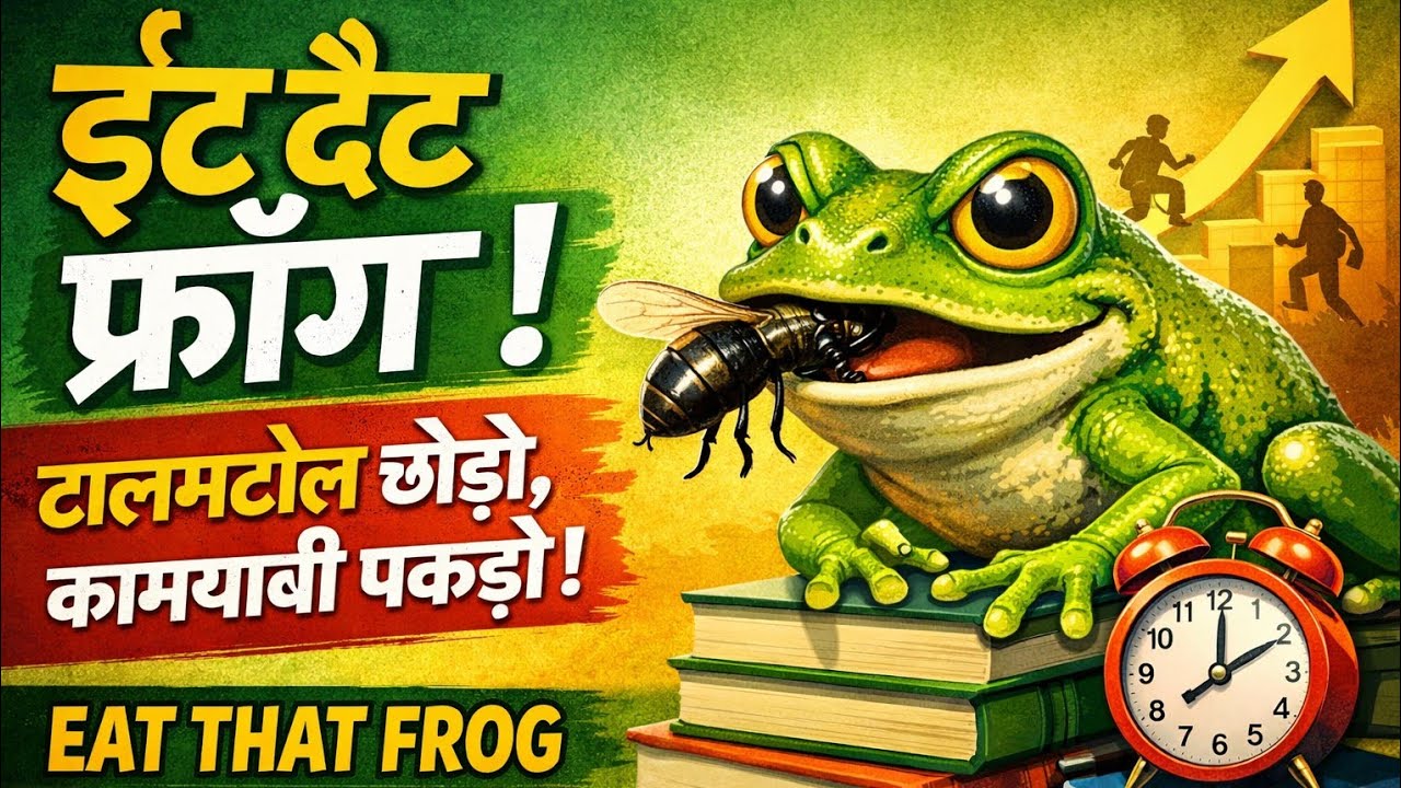 ईट दैट फ्रॉग | टालमटोल छोड़ो, कामयाबी पकड़ो | Eat That Frog Book Summary Hindi