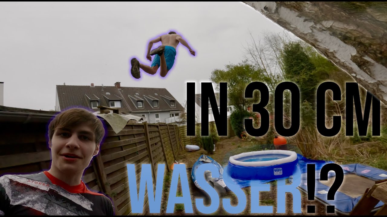 Trampolin Zerstört!? Stunt training 01