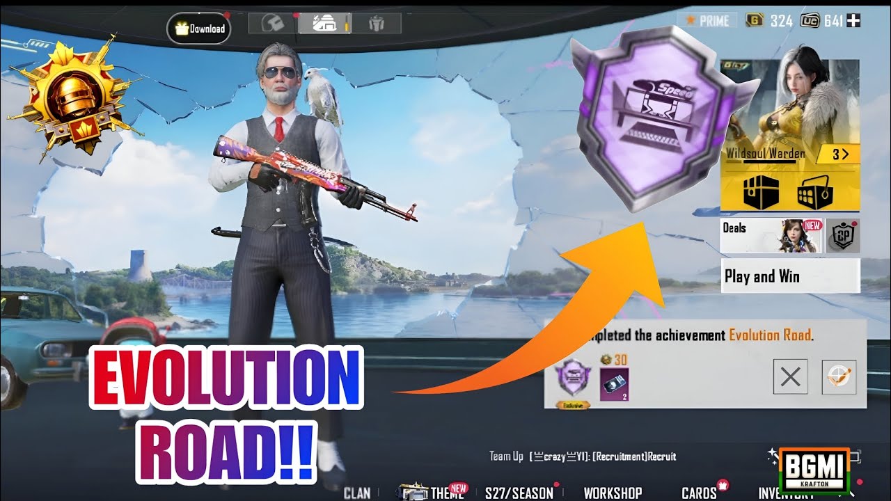 Evolution Road Achievement in BGMI 🔥 | Full Guide & Tips | PRIME KORE GAMING