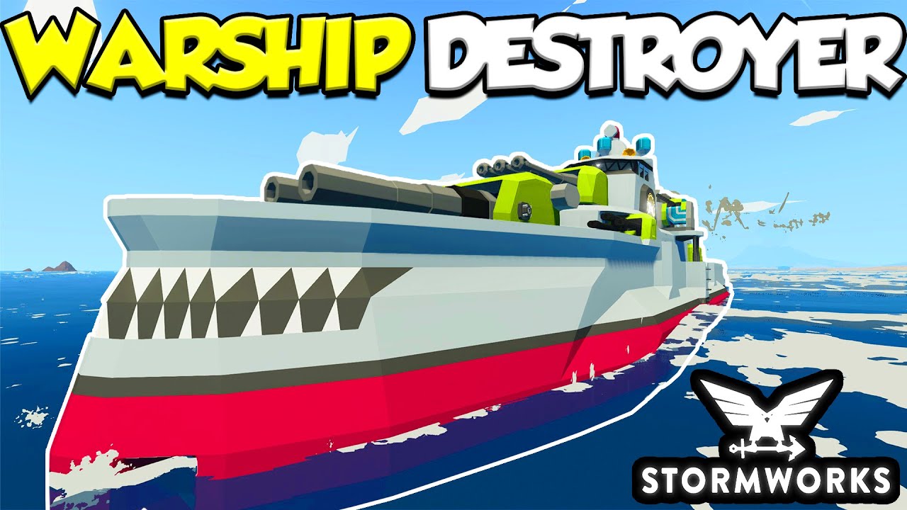 LEVIATHAN CLASS DESTROYER! - Stormworks Top Creations - Stormworks Search and Destroy