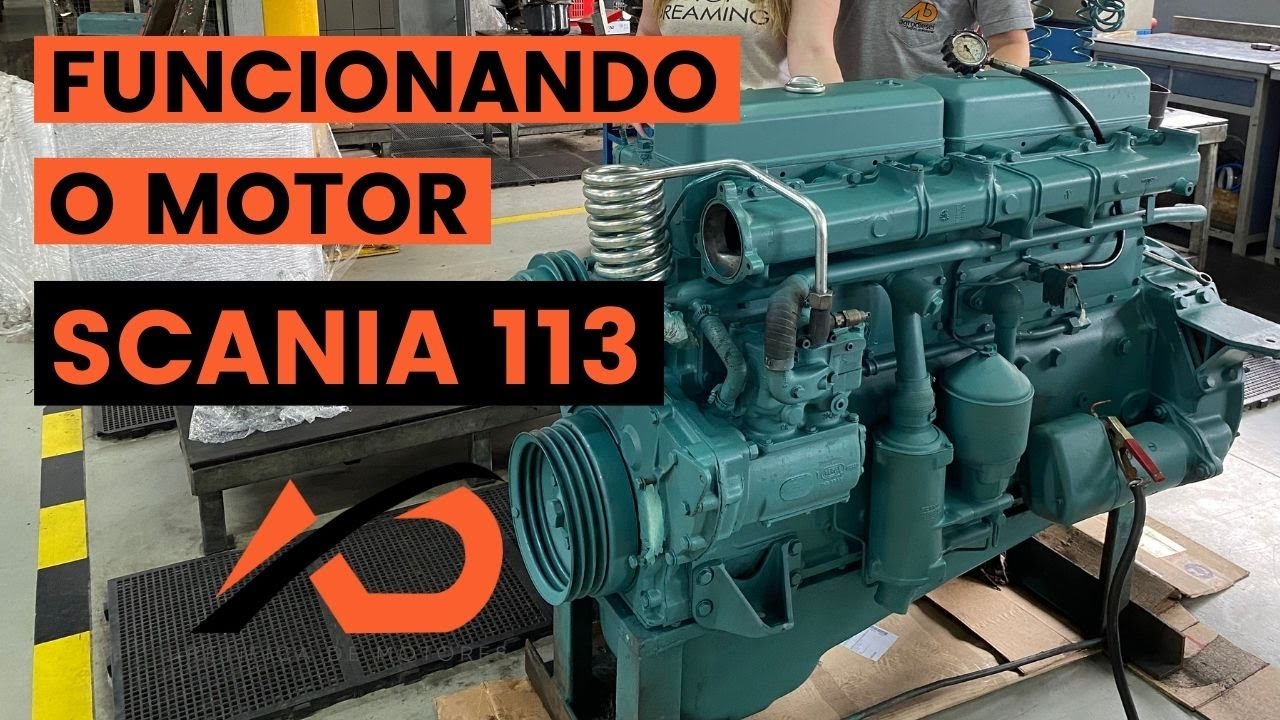 FUNCIONANDO O MOTOR SCANIA 113 | Medindo a pressão do óleo