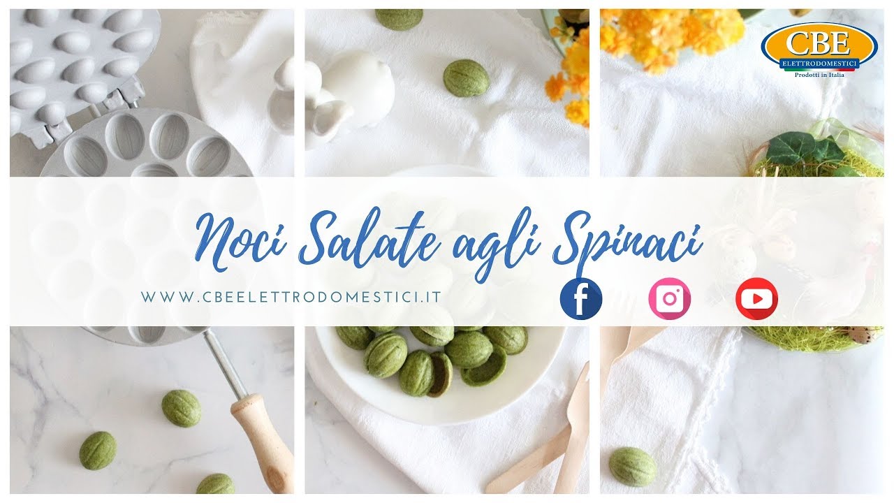 Noci Salate agli Spinaci. Biscottiera n. 8080200