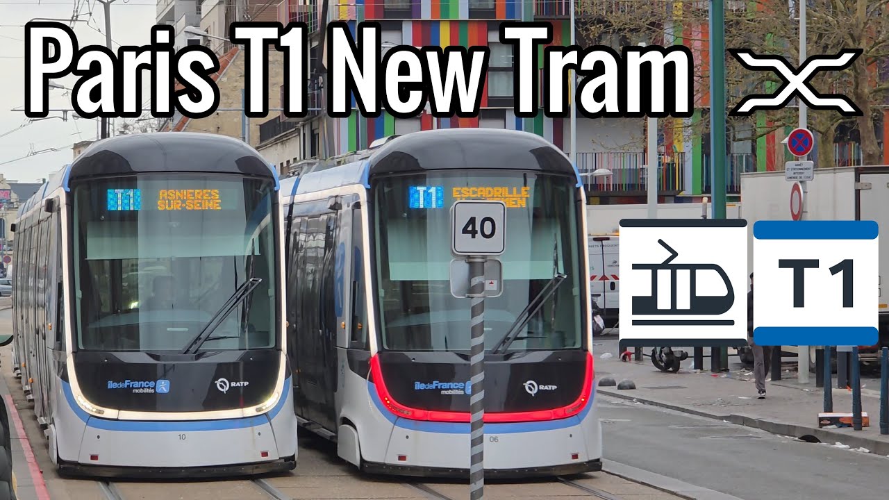 New tram T1 Paris | Alstom Citadis TW20 | RATP | Ile-de-France Mobilit&eacute;s | &Icirc;le-de-France | France