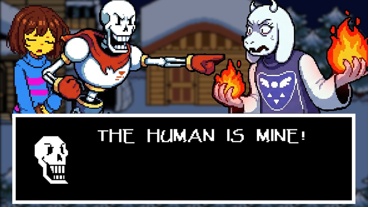 Undertale, но Папирус захватит человека ЛЮБОЙ ЦЕНОЙ.