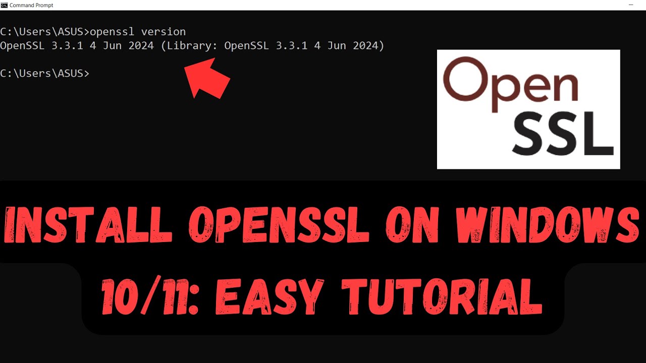 Установка OpenSSL в Windows 10/11: простое руководство