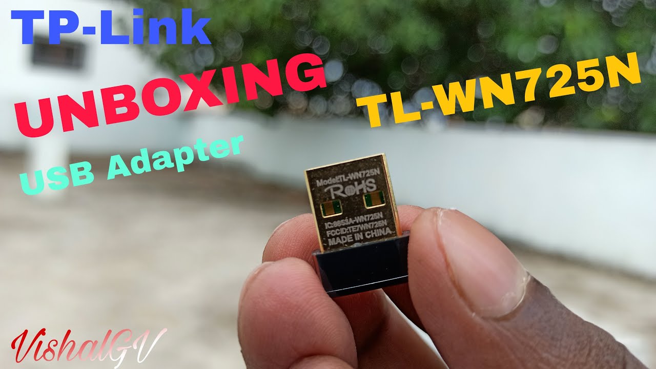 TP-Link TL-WN725N | USB WIFI Adapter | UNBOXING | TP-Link | TL-WN725N | VishalGV