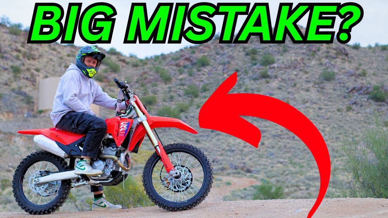 HE ACTUALLY BOUGHT A 2026 HONDA CRF 250R!