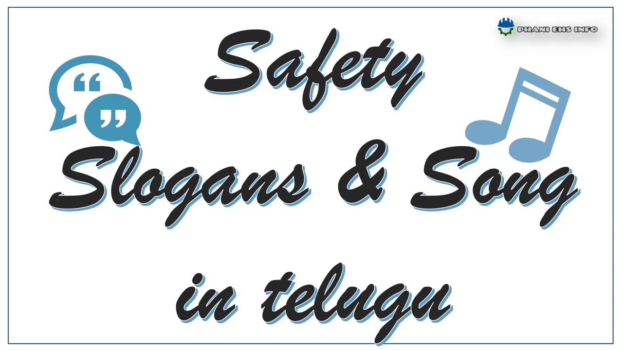 SAFETY SLOGANS SONGS TELUGU
