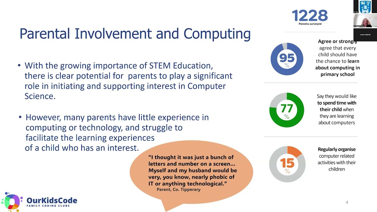 OurKidsCode: Developing a Sustainable Family-led STEM-learning Ecosystem for Rural Ireland