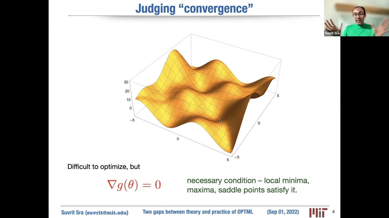 Suvrit Sra: Two Surprises When Optimization Meets Machine Learning