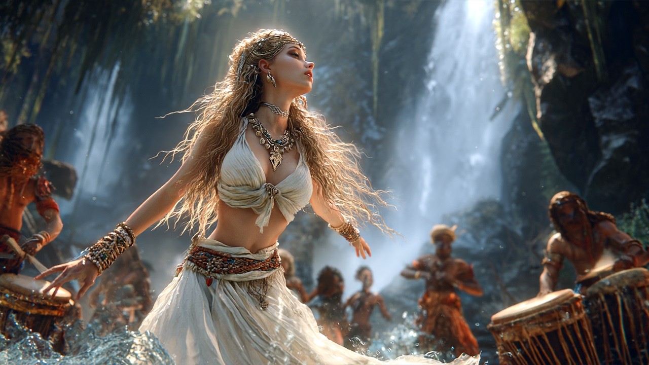 🌿 Dance the Pain Out of Your Body | Athabasca Falls Spirit | 432 Hz & 528 Hz Sacred Release Ritual