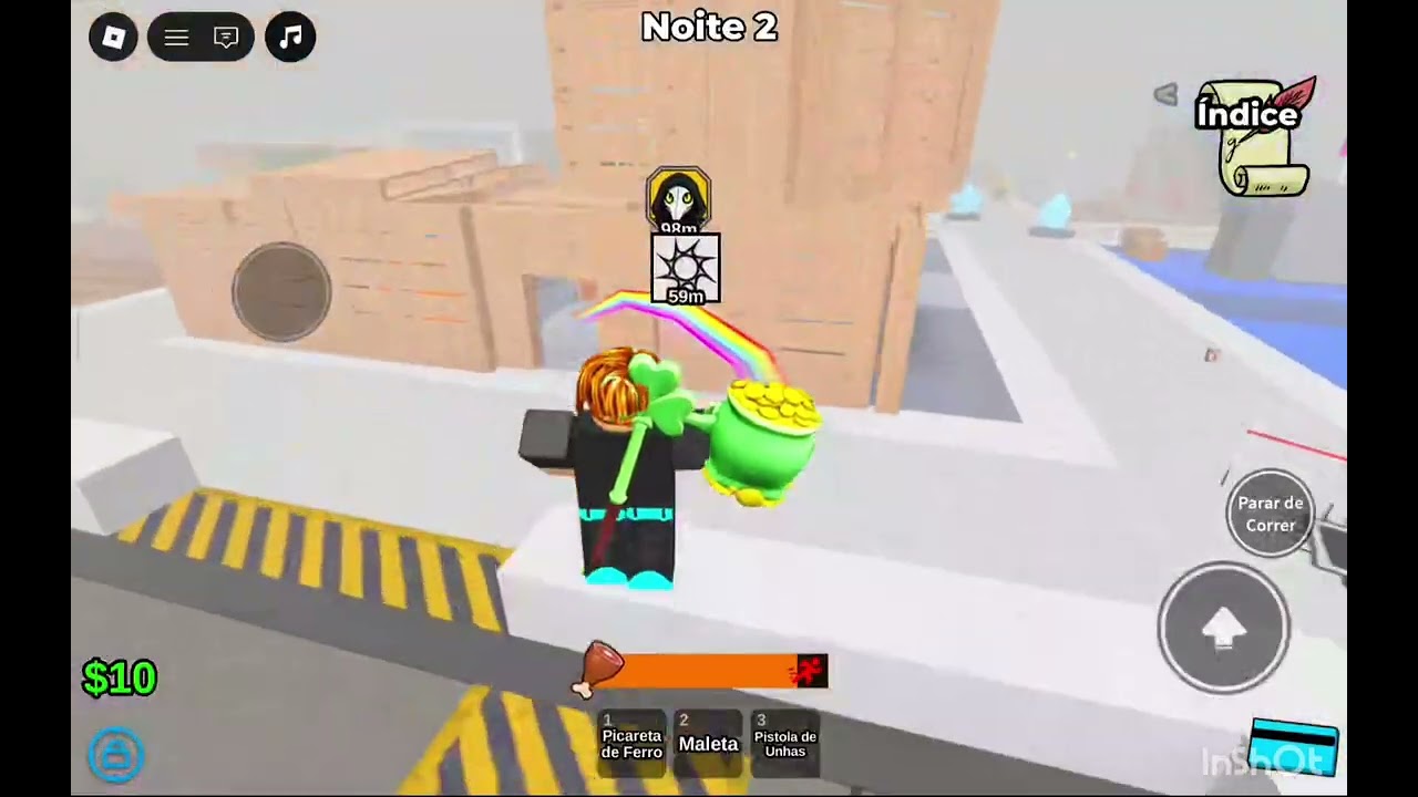 jogando até fugir no 24 horas até a noite