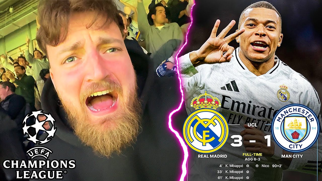 Real Madrid vs. Man City - UCL Stadionvlog 🔥😱 | MBAPPÉ HATTRICK - WAS EINE GALA | ViscaBarca