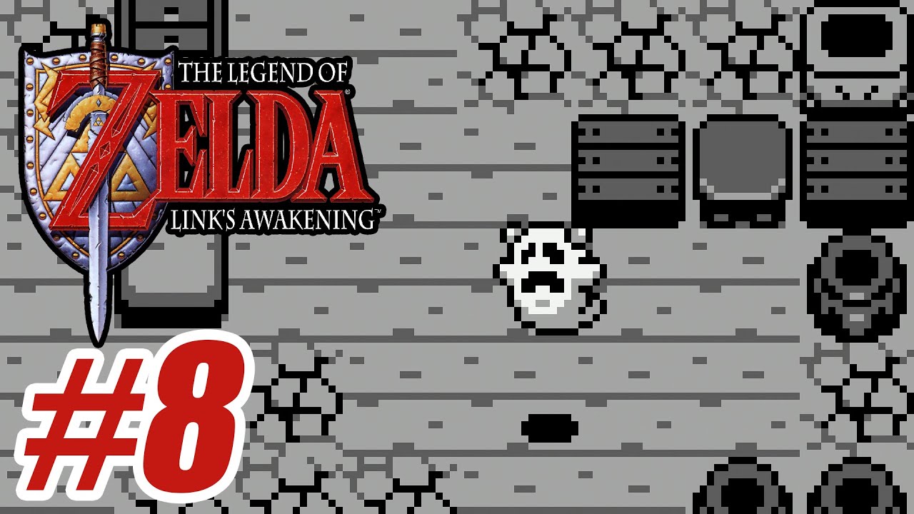 The Legend of Zelda: Link's Awakening (GB) Walkthrough Part 8 - The Friendly Ghost
