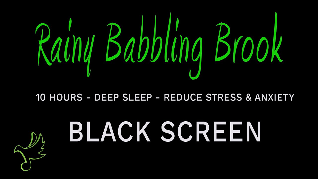 Want Better Sleep? Discover the Power of Rain and Babbling Brook NOW • No Mid Roll Ads