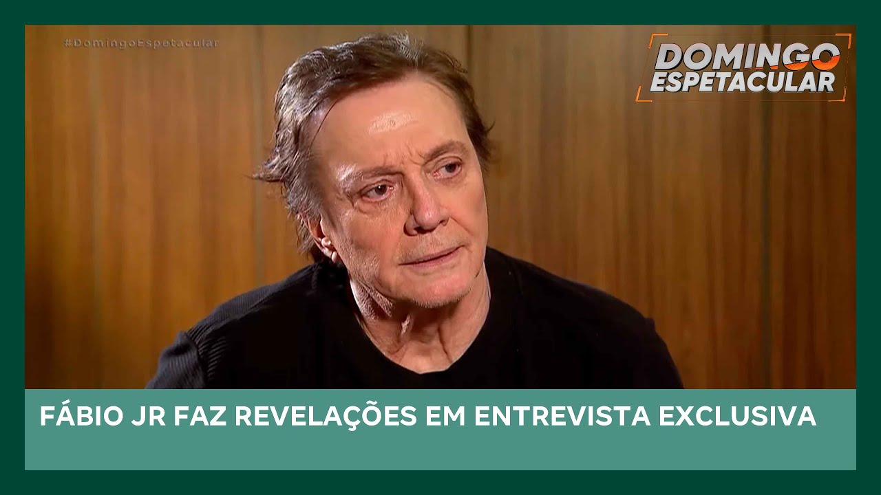Fábio Júnior faz revelações em entrevista exclusiva | Domingo Espetacular