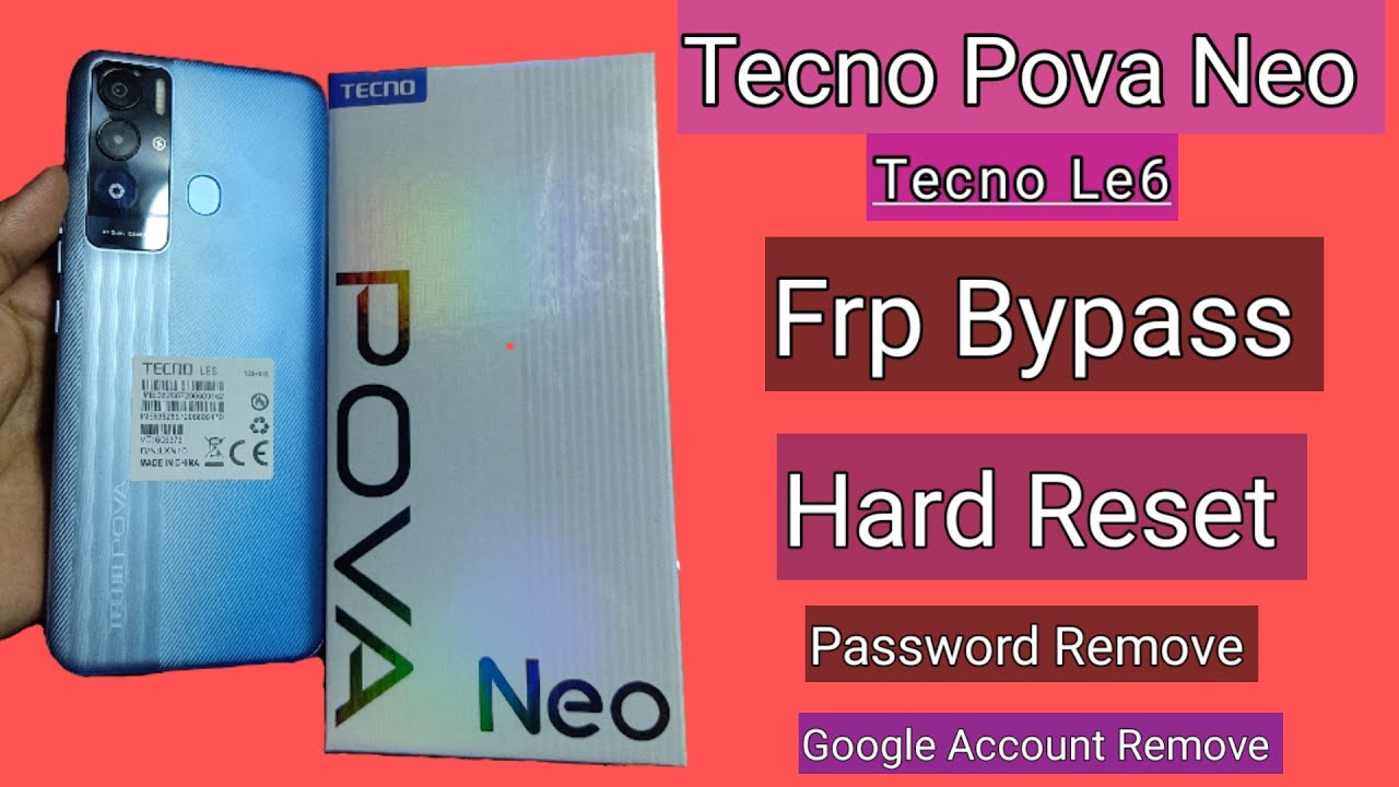 Tecno Pova Le6 Frp Bypass || Hard Reset || Google Account Remove || Password Unlock || New Method