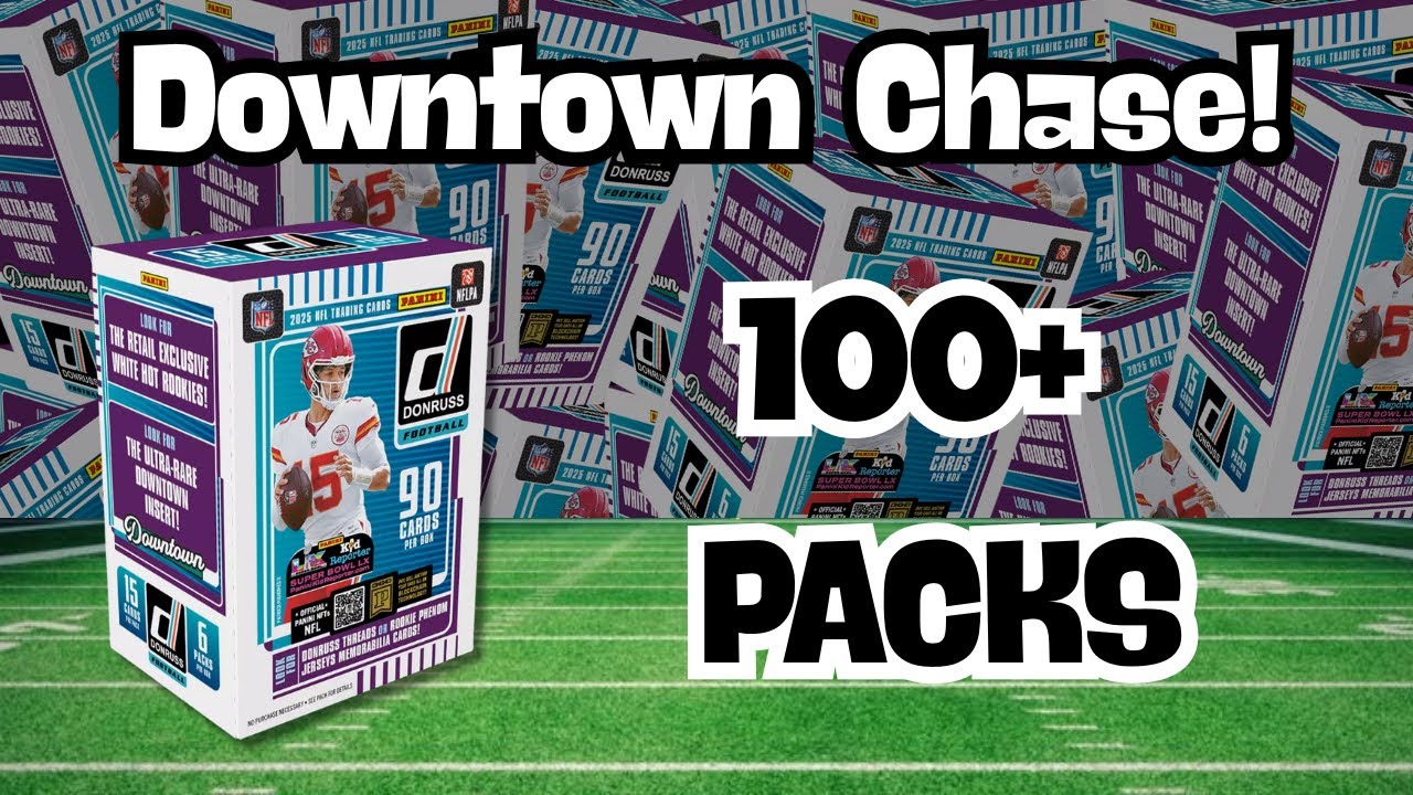RIPPING A WHOLE CASE OF 2025 DONRUSS FOOTBALL BLASTER BOXES!