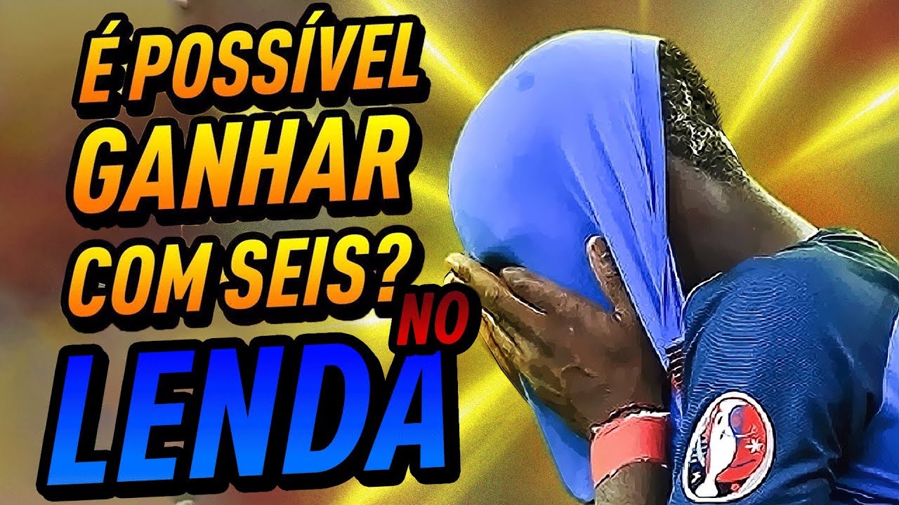 💣 É POSSÍVEL VENCER O NÍVEL LENDA SÓ COM 6 JOGADORES EM CAMPO? - PES 2019
