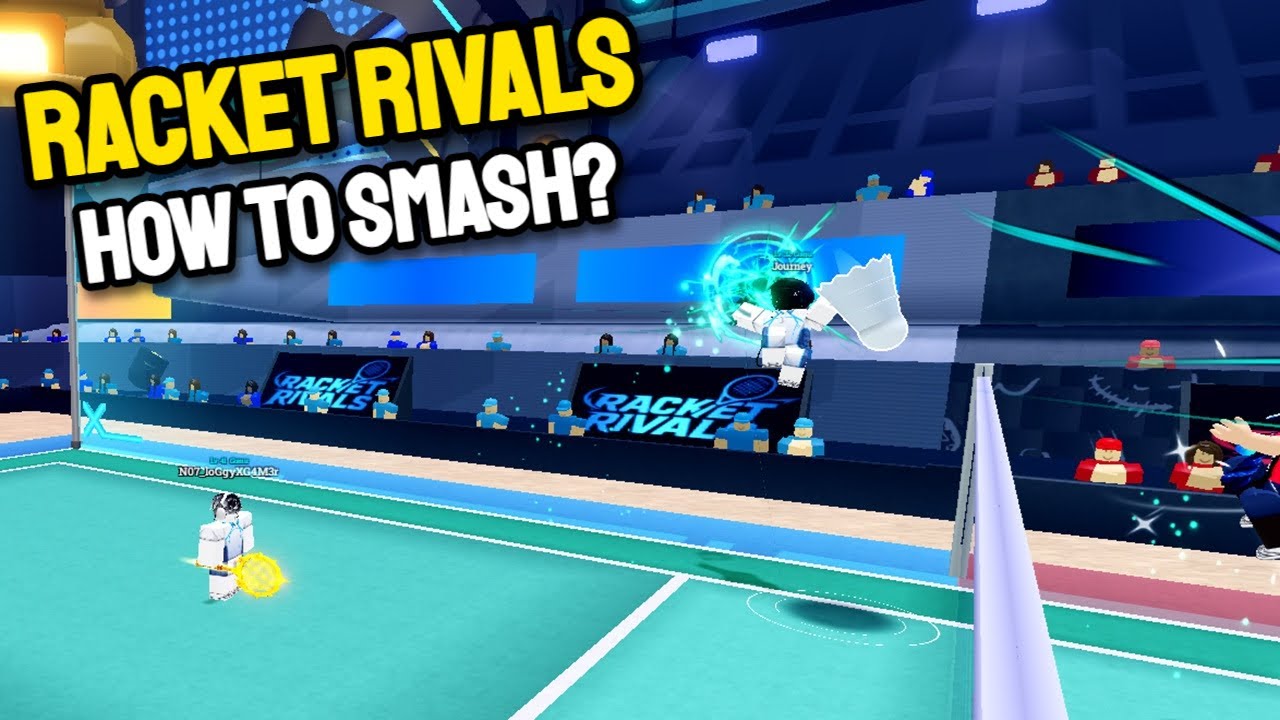 How to hit a powerful smash in Racket Rivals (Roblox)